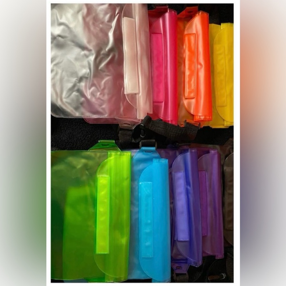 Set of 9 waterproof fannypacks